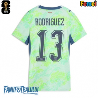 Elveția Ricardo Rodriguez #13 Echipament de Fotbal Replică Mondial 2026 Femei Deplasare